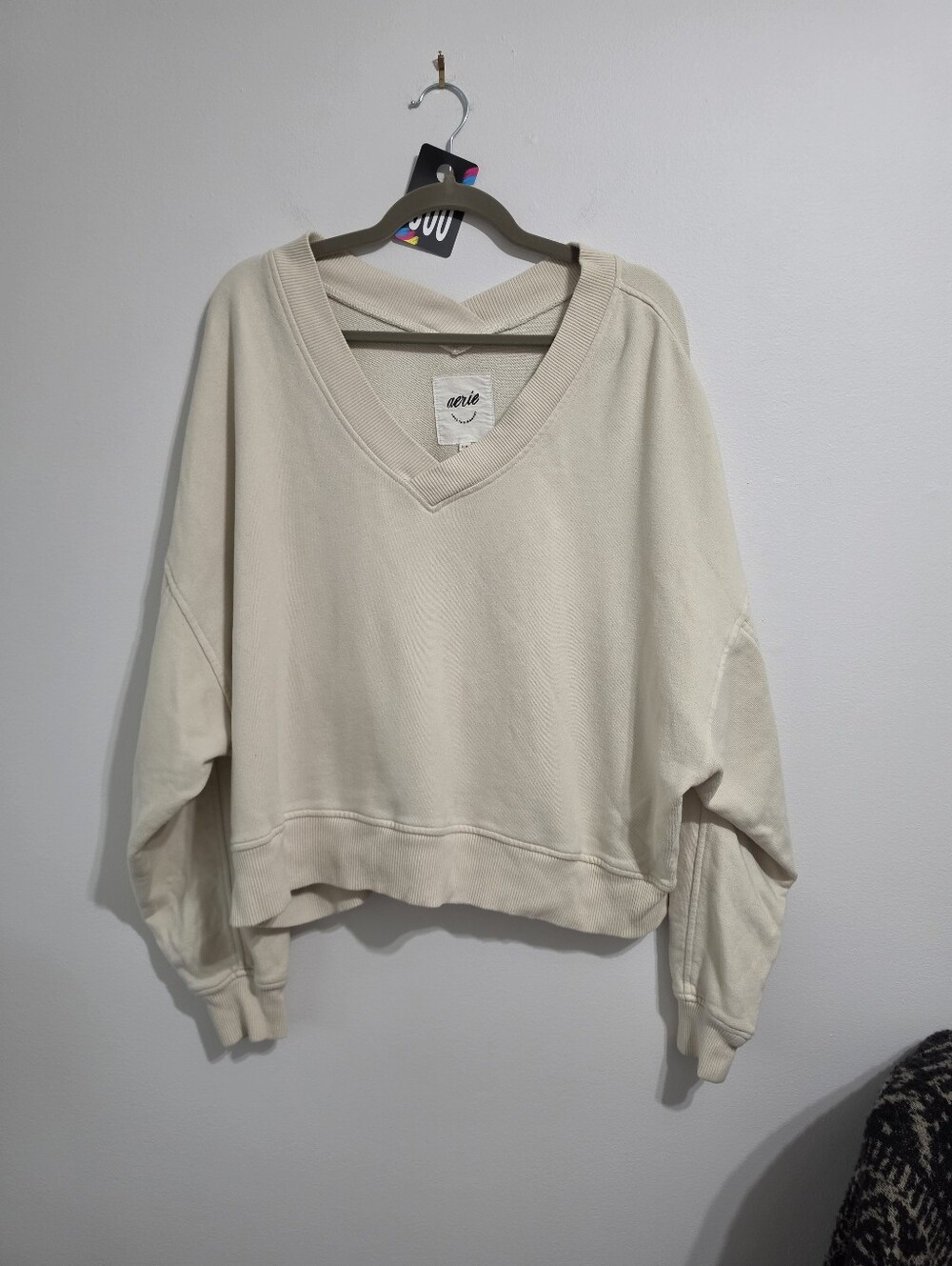 8. Aerie V-neck Sweatshirt